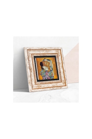 Lexroo Gustav Klimt Aile Kucaklama Taş Duvar Tablosu - Çerçeveli Diğer