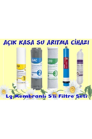 Su Arıtma Filtresi Seti 5 Li Lg Mebran Filtre Seti 523973315