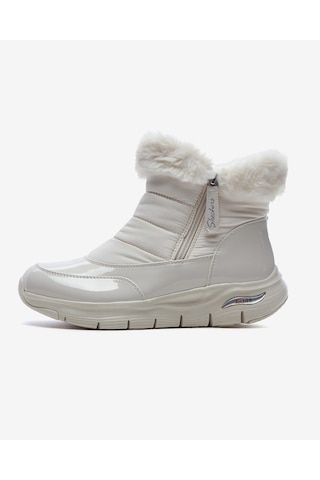 Skechers Arch Fit Smooth - Cool Puff Kadın Beyaz Kar Botu 167252 Wwht Beyaz