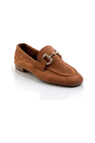 Bambi Taba Kadın Loafer Ayakkabı K01688011002 Taba