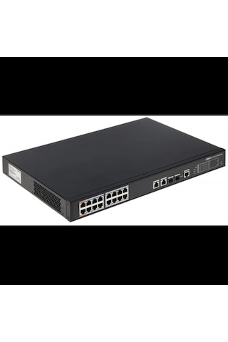 Dahua Cs4218-16et-135, 16port, Megabit, Poe 135w, 2 Port Sfp Gigabit Combo, Cloud Yönetilebilir, Swi