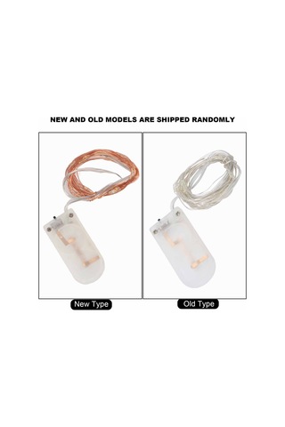 Xiyyadms Led Bakır Tel Işık Zinciri 2 Metre Multicolor - Dışarıdaki Dekorasyonlar İçin Güvenli Ve Dayanıklı Renkli