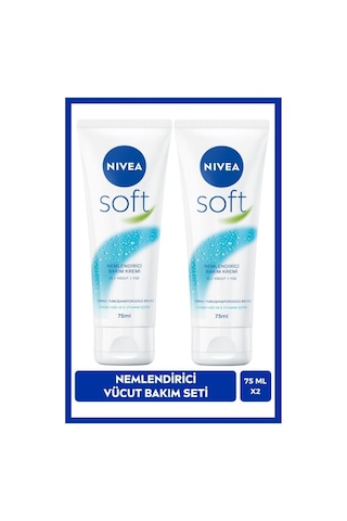 Soft Nemlendirici Bakım Kremi 75 Ml, Jojoba Yağı, E Vitamini, El Yüz Vücut, Yumuşak Cilt Hissi