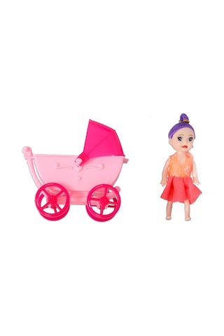 Oyuncak Anlily Bebek ve Yataklı Puset