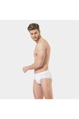 Türen Erkek Ribana Kom Slip 2'li Paket 155/beyaz Beyaz