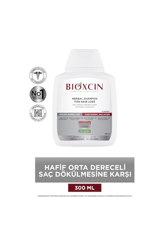 Bioxcin Klasik Kuru Ve Normal Saçlar Için Şampuan 3x300 Ml - Genesis Saç Dökülmesi Şampuanı Kuru ve Normal
