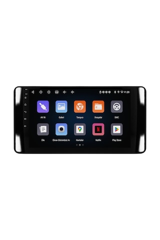 Skoda Scala Android Multimedya Sistemi 2021+ Crv-4946xr Piano Black Çerçeve 10"