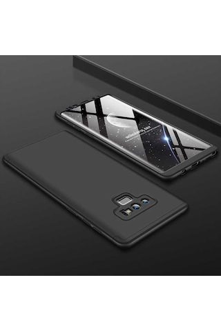 Samsung Uyumlu Galaxy Note 9 Kılıf Zore Ays Kapak-Siyah