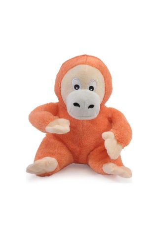 Camon Polyester Gıcırtılı Rakun Ve Goril Şeklinde Eğlenceli Köpek Oyuncağı 23 Cm