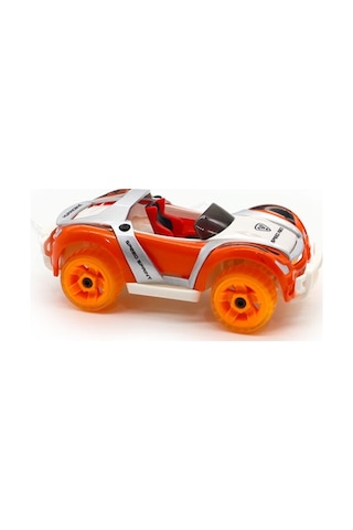 Die Cast Yarış Arabası Turuncu Beyaz