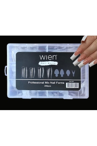 Protez Tırnak Üst Form Jel Polygel Acrygel - Akrijel Ve Polijel İçin Üst Form Şablon 288li Wn-003