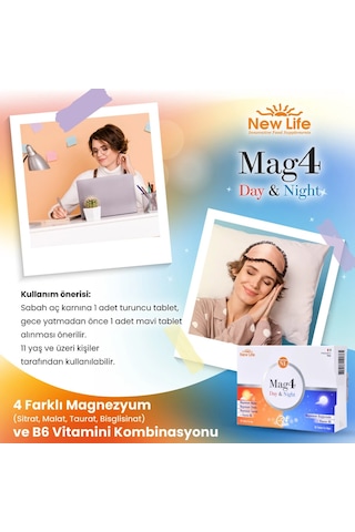 New Life Mag 4 Day&night 30 2 Tablet