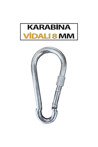 Karabina Vidalı 8 Mm 5 Adet