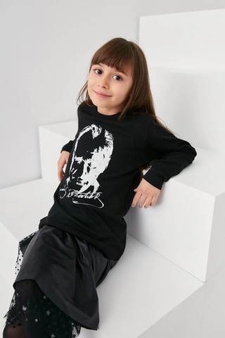Atatürk Baskılı Unisex Çocuk Body 23mcck322180739-siyah Siyah