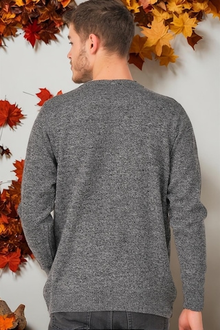 V0214 Dewberry Erkek Kazak-düz Füme Düz Füme