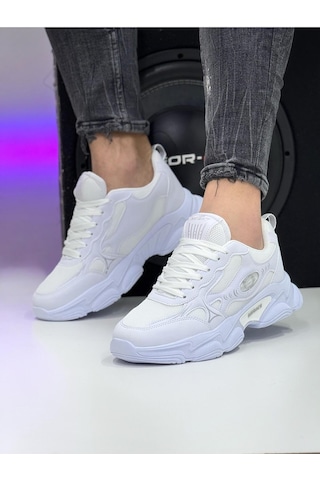 Mayback Erkek Günlük Ortopedik Sneaker Ayakkabı Beyaz
