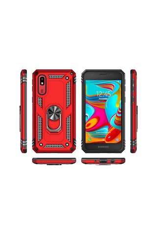 Samsung Uyumlu Galaxy A2 Core Kılıf Zore Vega Kapak Kırmızı