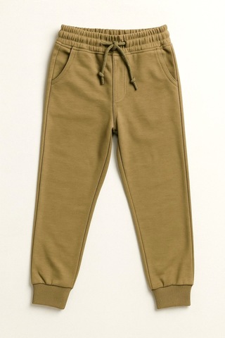 Beli Lastikli Erkek Çocuk Jogger Eşofman Altı St09266 Bej