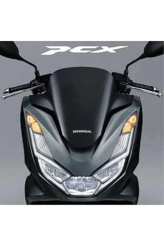 Honda Pcx Ön Far Kaşı Tasarımı Şeffaf Sticker Lacivert