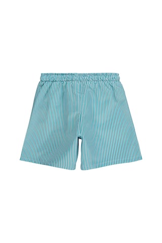 Civil Boys Çizgili 6-9 Yaş Deniz Şort - Yeşil Mint Yeşili