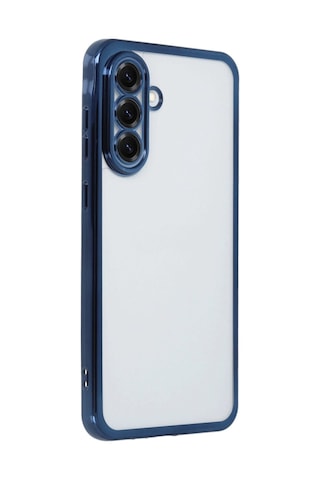 Samsung Galaxy Uyumlu A56 Kılıf Razer Lensli Silikon - Lacivert - Legu-874962