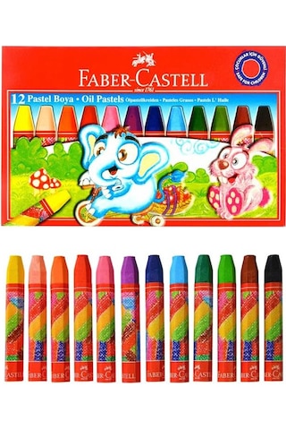 Öğrenci Boyama Seti 4 Lü Faber 12 Renk Sulu Boya Kuru Boya Pastel Boya Keçeli Kalem 12 Li Boya Set Faber Castell Okul Sınıf