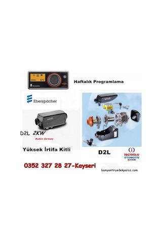 Eberspacher Airtronic D2L Yüksek İrtifa Kitli Vebosta 24 W Isıtıcı