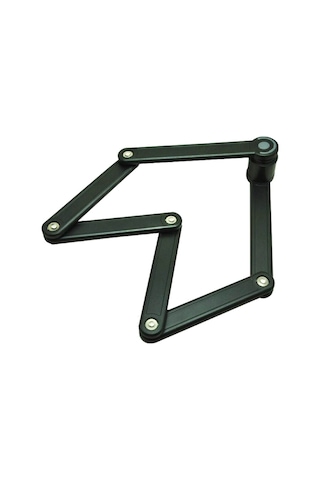 Tonyon Evrensel Anti-hidrolik Makas Bisiklet Kilidi Dört Bölümlü Katlanır Dağ Bisikleti Kilidi Siyah