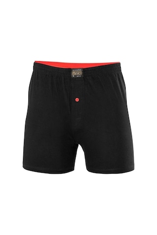 3 Adet %100 Pamuk Düğmeli Erkek Boxer Şort Paçalı Külot Don