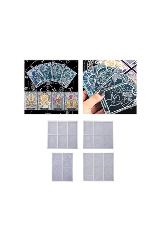 Suntek Tarot Kartları Reçine Kalıpları 22 Farklı Büyük