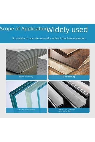 Maiyame El Tutucu Elmaslı Taş Zımpara Bloku - Seramik, Cam, Kaynak Zımparalama Aracı Reçine 3000 , Makine Gerektirmeden Direk Kullanım