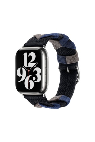Watch 42mm Uyumlu Ezsp Krd-97 Sarmal Örgü Tasarımlı Kordon-haki