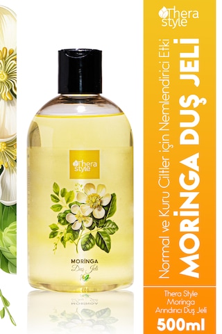 ﻿Thera Style El ve Vücut Losyonu 250 ML + Moringa Duş Jeli 500 ML + Vücut Spreyi 200 ML