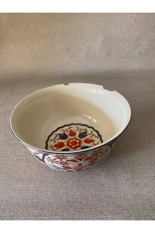 El Boyama Antika Yemek Kasesı 19Cm