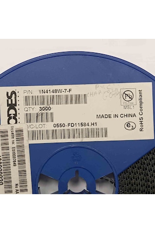 1n4148ws7f 75v 0,3a Sod323 Dıodes Smd Diyot 500 Adet