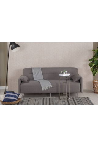 Kilim Mobilya Odin Üç Kişilik Yüksek Ayaklı Koltuk-kanepe Gri