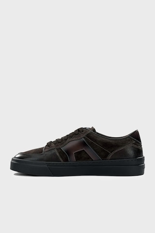 Santoni Süet Sneaker Ayakkabı Erkek Ayakkabı Mbgt22221smotgeut50 Kahve