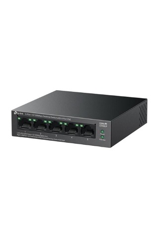 Tp-link Ls105lp 4 Port Poe+ 10/100 Mbps Switch Metal Kasa