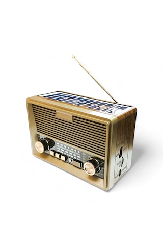 Royaltrend RT-569 Güneş Panelli Nostaljik Mini Radyo