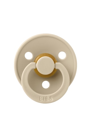 Bibs Colour Anatomik Kauçuk Emzik I Vanilla I 0-6 Ay I Damaklı Em Açık Mavi - Beyaz