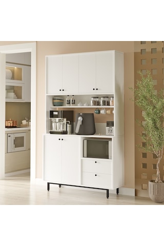 Robin Home Lounge Kahve Köşesi Çok Amaçlı Dolap Mutfak Dolabı Bey