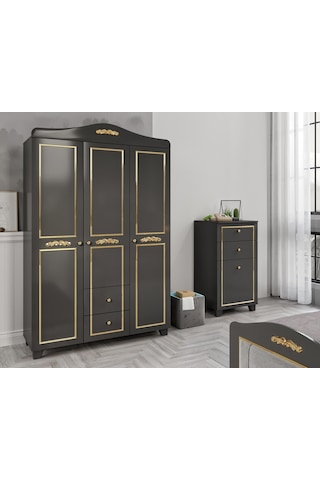 Tokyo Antrasit Çocuk Ve Genç Odası Ve Çalışma Masası