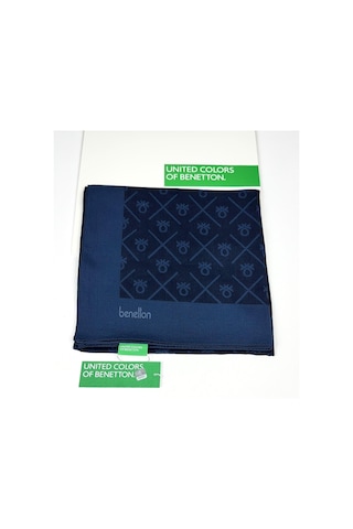 Benetton Elegante Uno Şal 1026 Lacivert