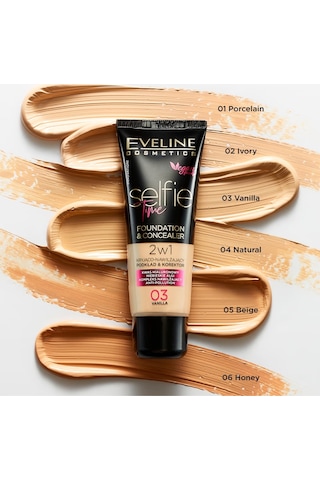 Selfie Time Vegan Fondöten & Concealer 30 Ml Natural