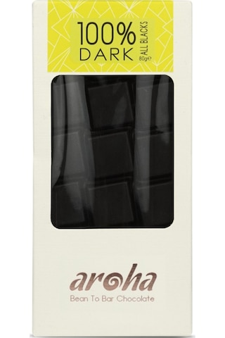 Aroha Simsiyah Çikolata %100 Kakao 80 G