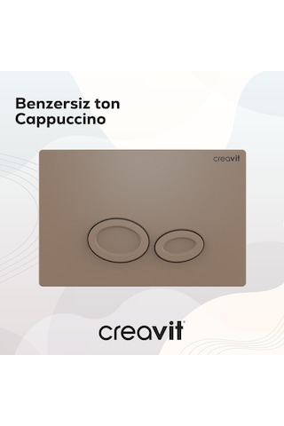 Creavit Drop Cappucino Kumanda Paneli GP2002.06 Kahverengi