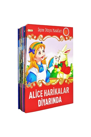 Seçme Dünya Masalları Resimli (15 Kitap Set) (5 Yaş Üstü