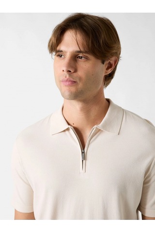 Guess Kadir Teknik Kısa Kollu Polo Yakalı Erkek Krem Triko M6rr15z4442-g1ı6 Krem