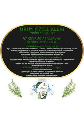 At Kuyruğu Şampuan 300ml Tüm Saçlar