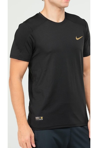 Nike Ef-4574 Erkek Polyester T-shirt Siyah